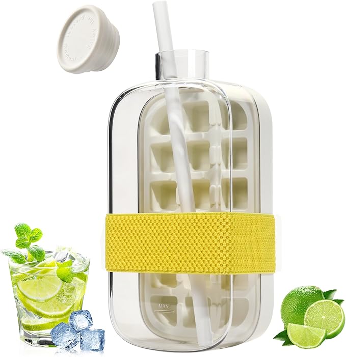 2-in-1 Silicone Ice Cube Bottle