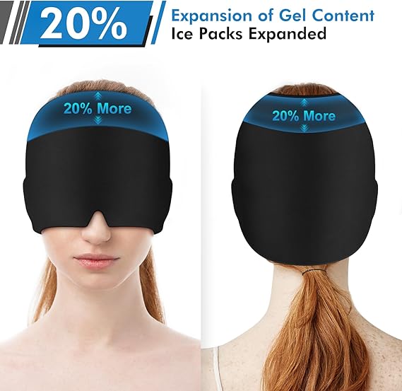 Gel Ice Migraine Relief Cap