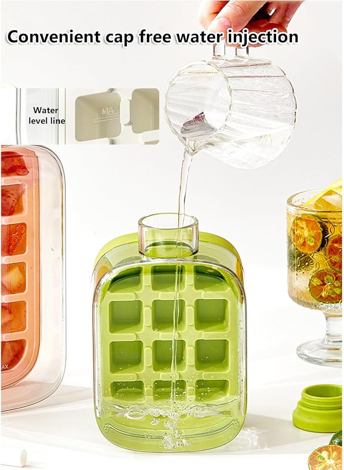 2-in-1 Silicone Ice Cube Bottle