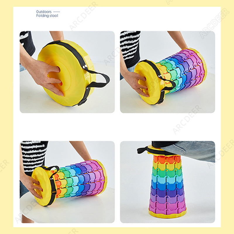 Adjustable Folding Camping Stool