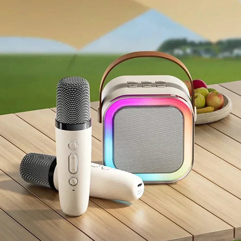 Karaoke Speaker with 2 Wireless Mic - Loud Sound